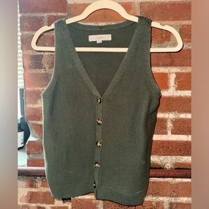 loft sleeveless sweater vest